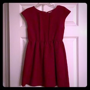 Girls Zara Red Knit Dress